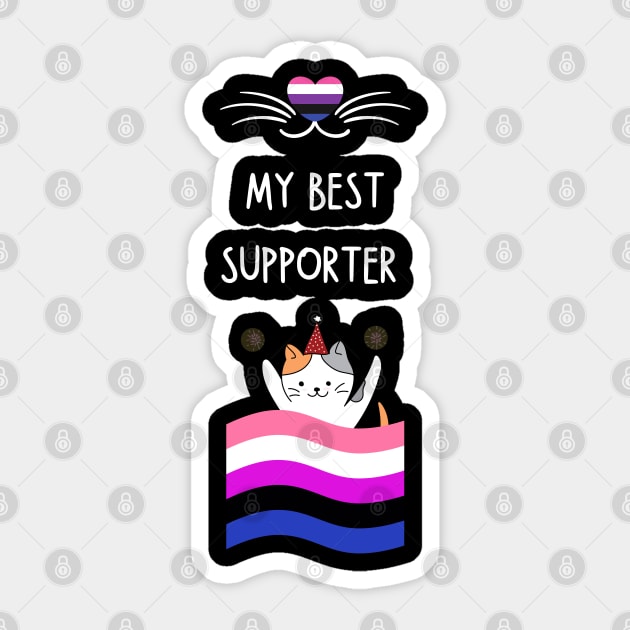 gender fluid Sticker by vaporgraphic